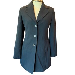 CAbi Women's Long Blazer‎ Jacket Gray Size 4 Style 384 Career Work NWT